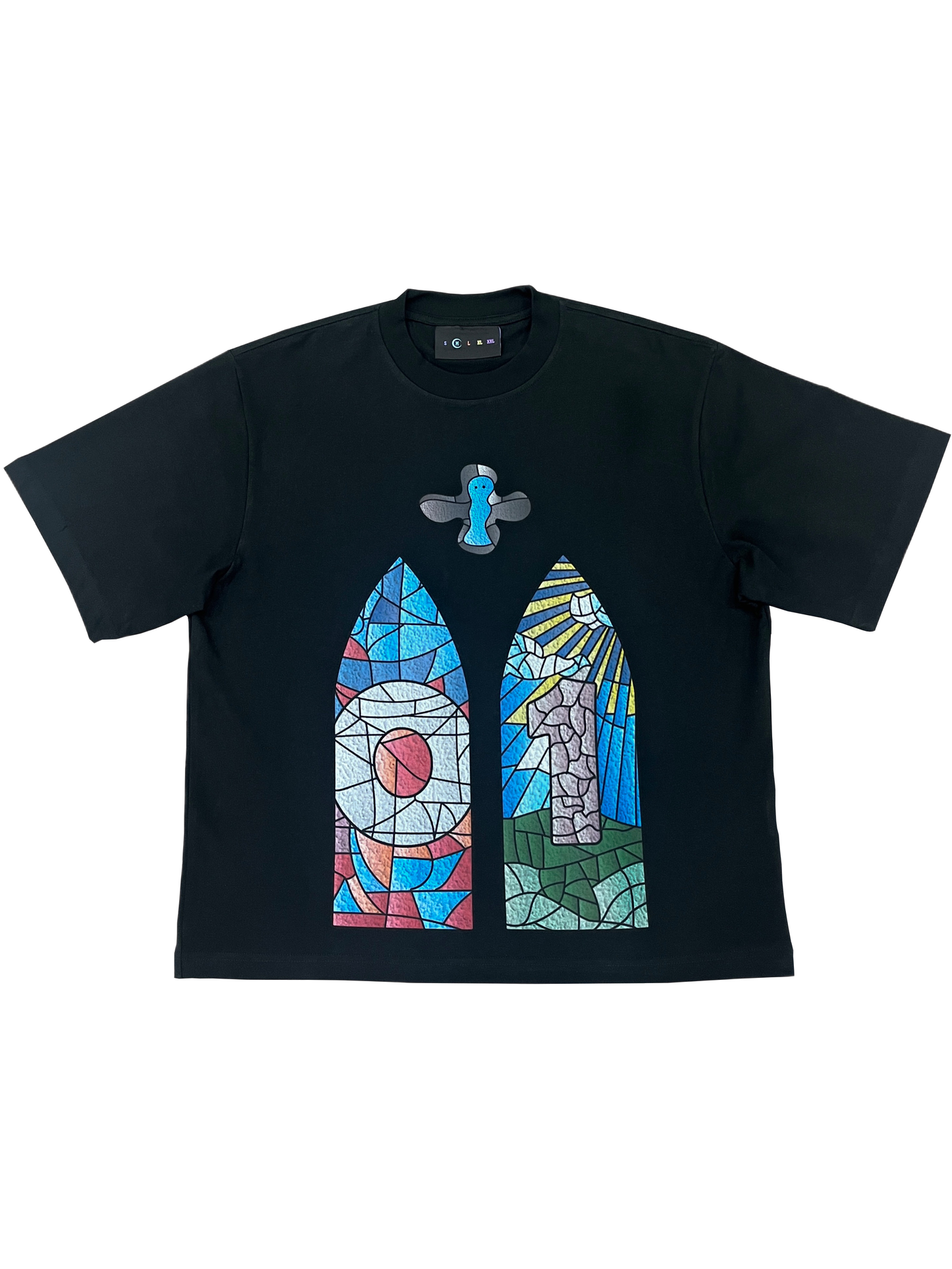 Oddly Shattered Black Tee