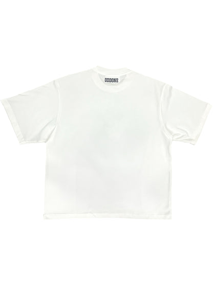 Oddly Shattered White Tee